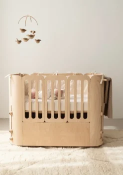 4-in-1 mitwachsendes Babybett 112-148 x 60 cm
