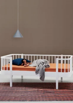 Junior Bettsofa 'Wood Original' Weiß 160 x 90 cm