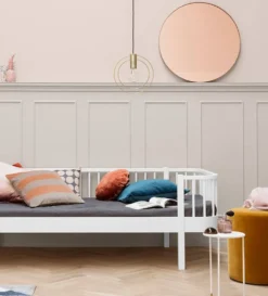 Junior Bettsofa 'Wood Original' Weiß 160 x 90 cm