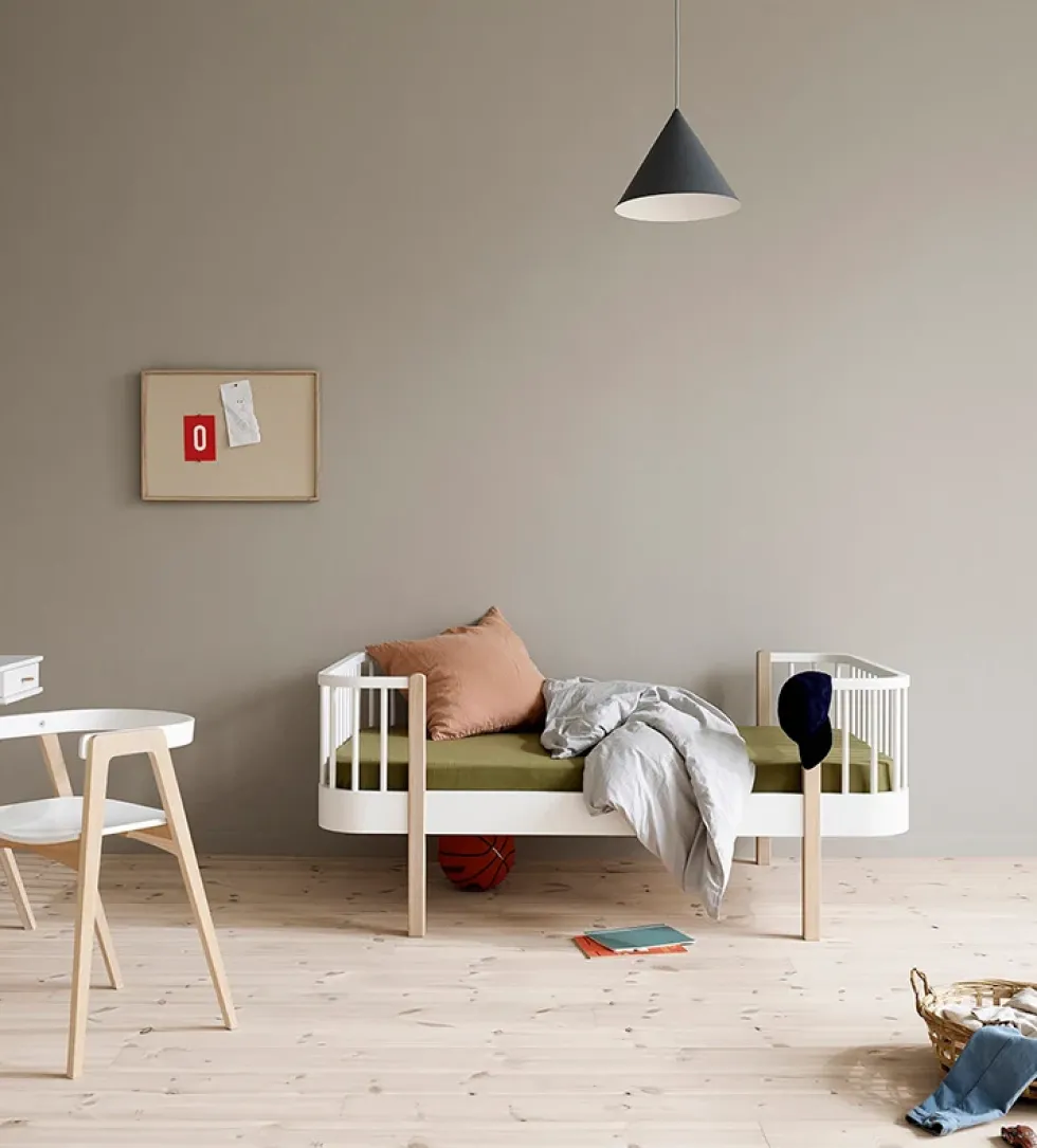 Juniorbett 'Wood Original' weiß 160 x 90 cm