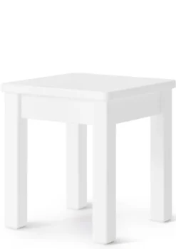 Kinderhocker weiß