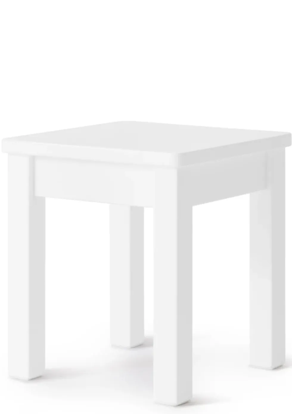 Kinderhocker weiß