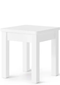 Kinderhocker weiß