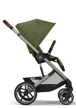 Kinderwagen 'Balios S LUX' Taupe / Moss Green