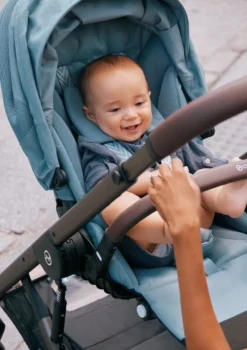Kinderwagen 'Balios S LUX' Taupe / Stormy Blue
