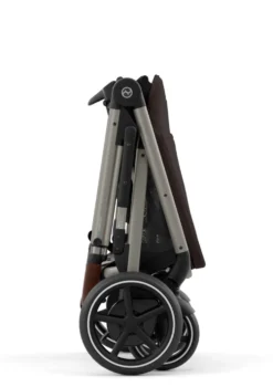 Kinderwagen 'e-Gazelle S' Taupe / Chocolate Brown