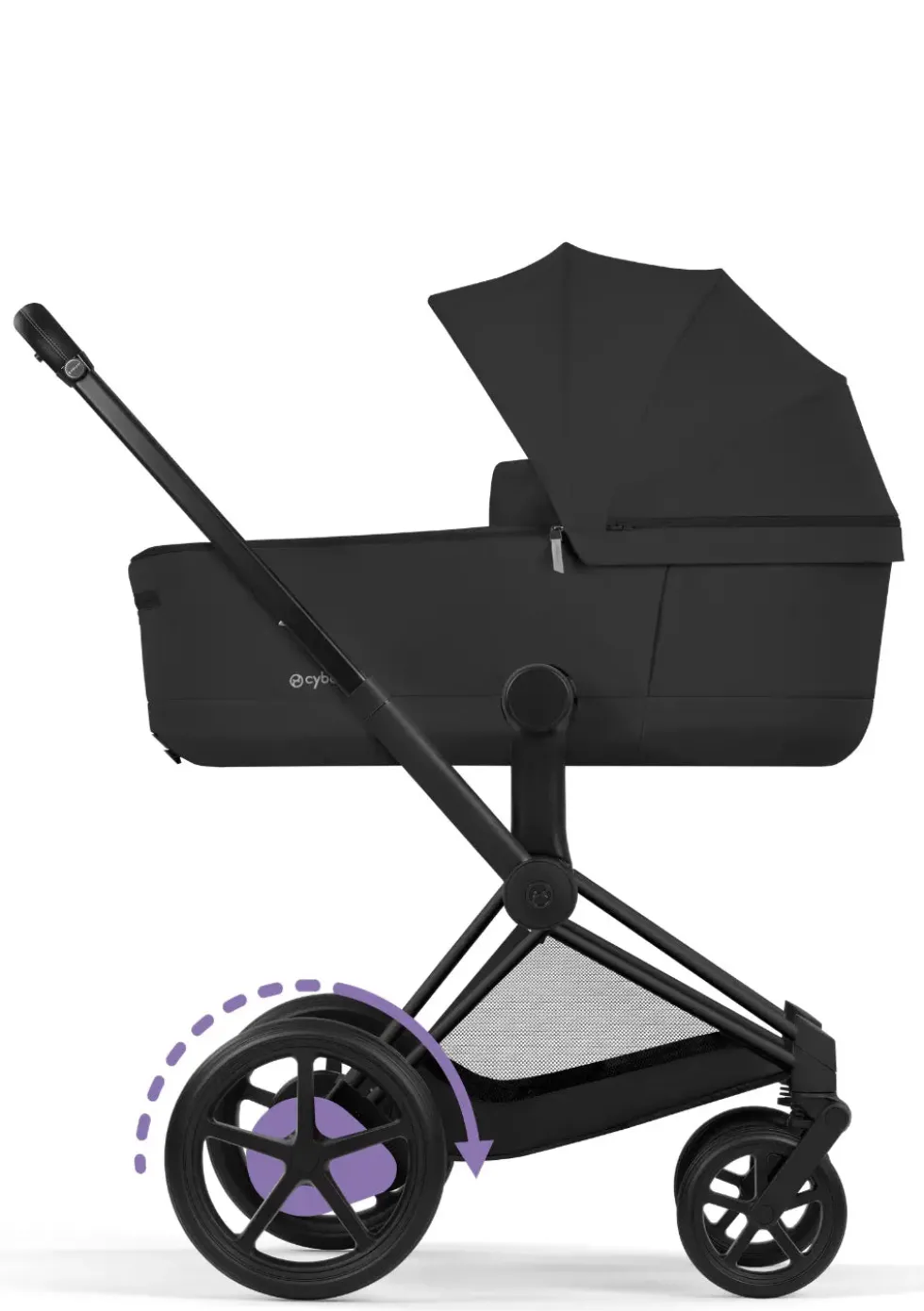 Kinderwagen-Set 'e-Priam Comfort' Sepia Black