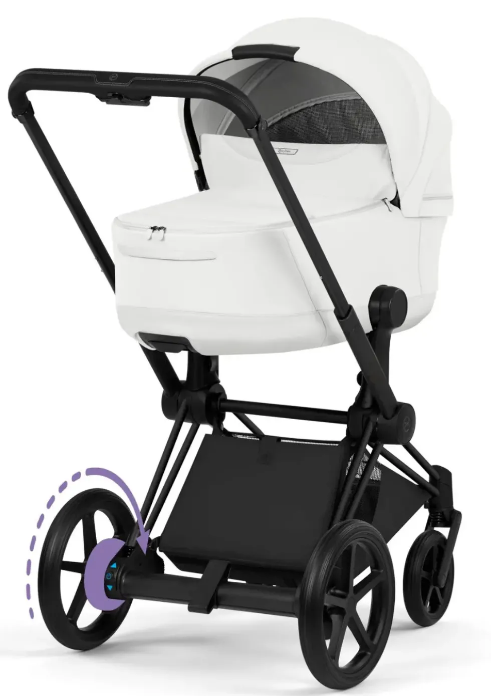 Kinderwagen-Set 'e-Priam Style' Off White