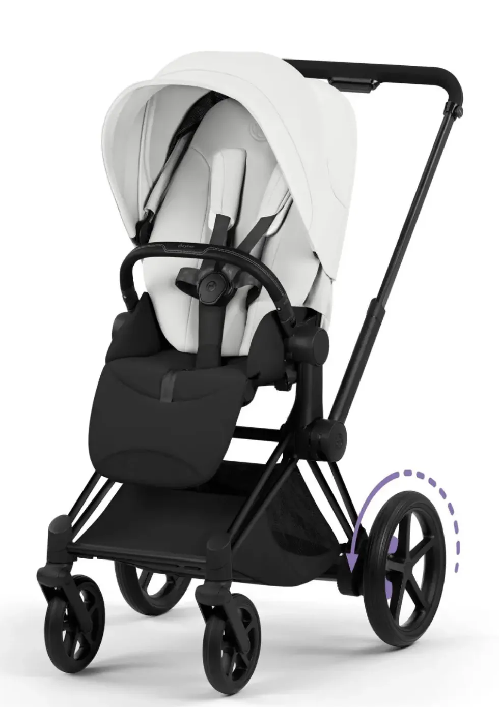 Kinderwagen-Set 'e-Priam Style' Off White