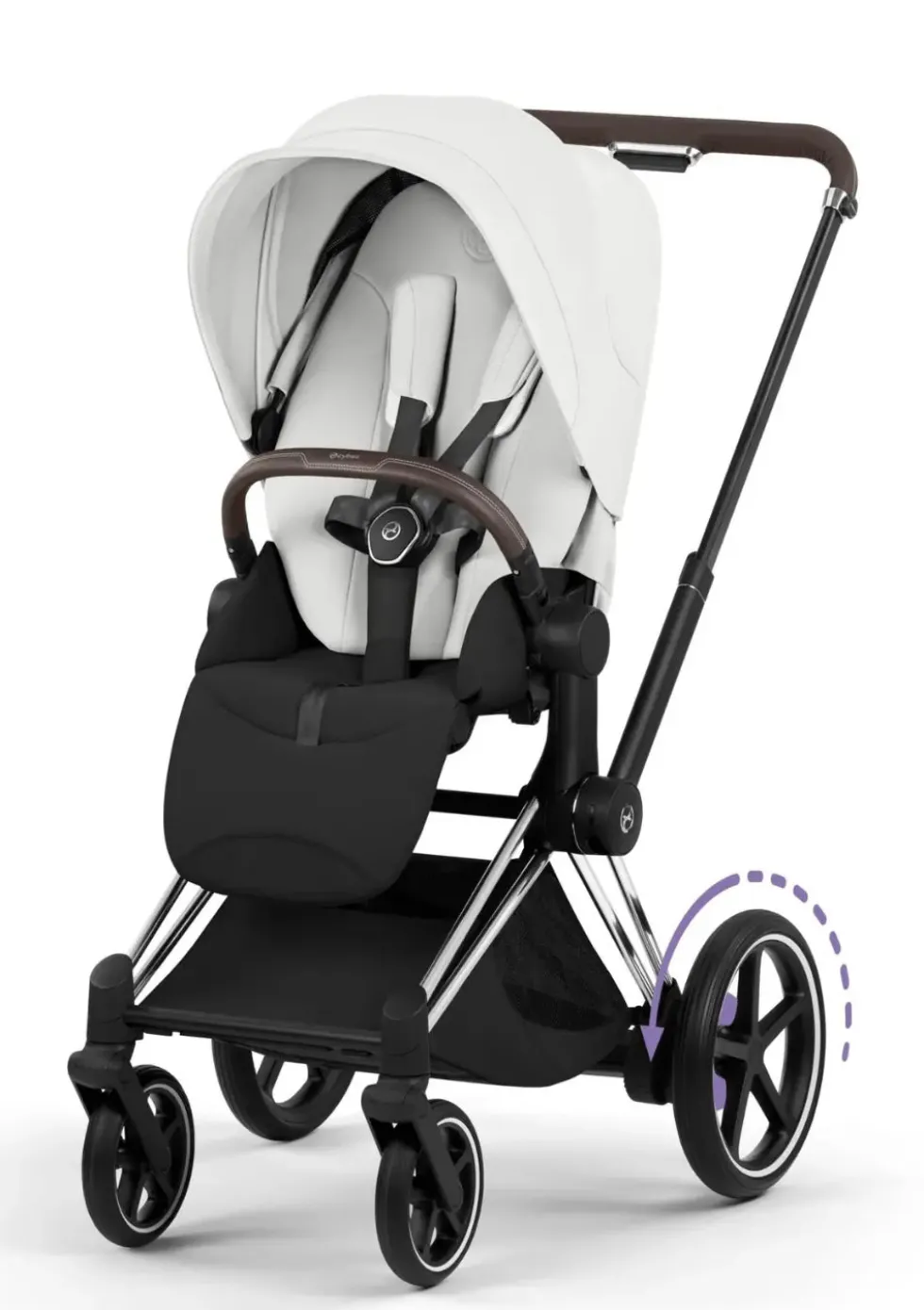 Kinderwagen-Set 'e-Priam Style' Off White