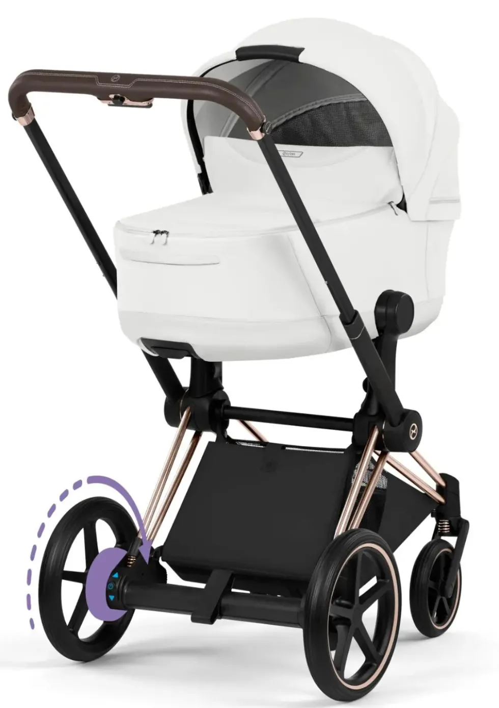 Kinderwagen-Set 'e-Priam Style' Off White