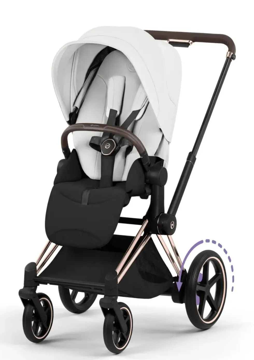 Kinderwagen-Set 'e-Priam Style' Off White