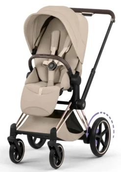 Kinderwagen-Set 'e-Priam Style' Cozy Beige