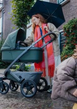 Kinderwagen-Set 'Geo5 Single' Forest Green