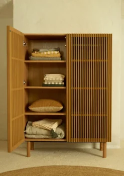 Kleiderschrank 2-türig 'Hai No Ki' Natural Ash