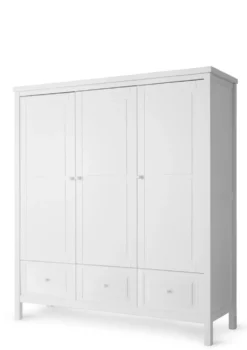 Kleiderschrank 3-türig weiß