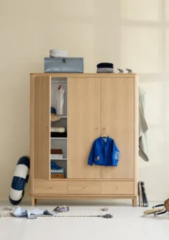 Kleiderschrank 'Wood' 3-türig Eiche