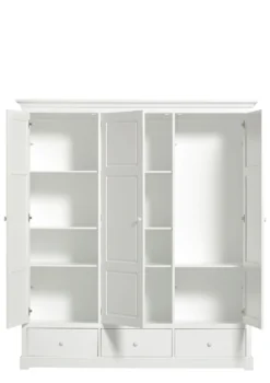 Kleiderschrank 'Seaside' 3-türig weiß