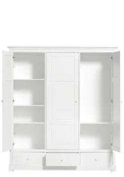 Kleiderschrank 'Seaside' 3-türig weiß