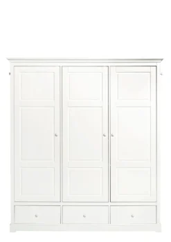 Kleiderschrank 'Seaside' 3-türig weiß