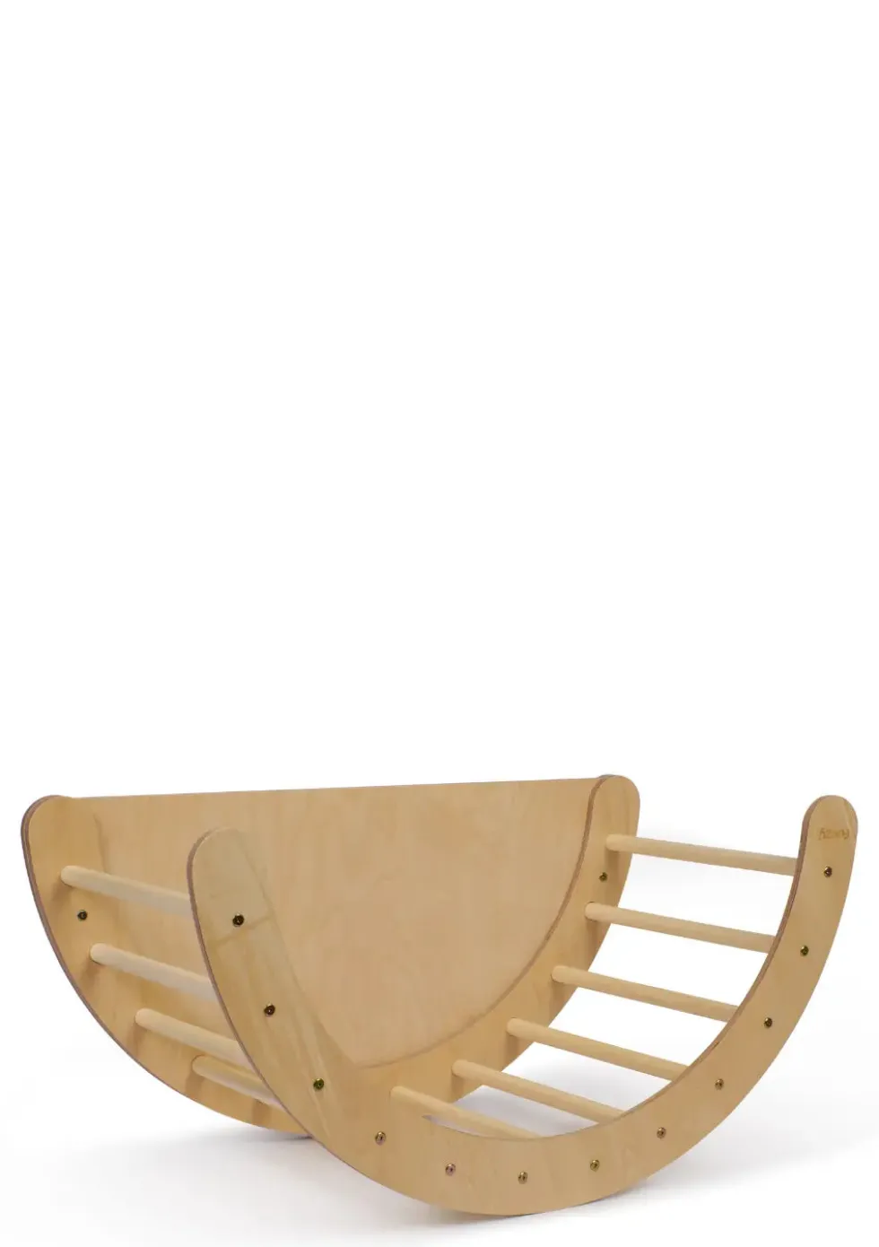 Kletterbogen Birke Natur inkl. Kissen Cord Creme Beige