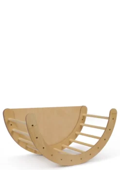 Kletterbogen Birke Natur inkl. Kissen Cord Koala Grau