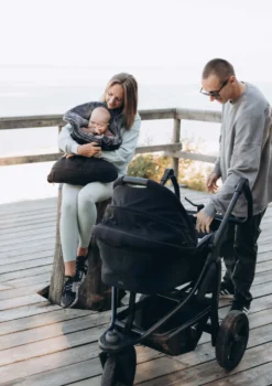 Kombi-Kinderwagen 'Mono 3' Premium Schwarz