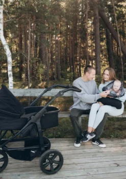 Kombi-Kinderwagen 'Mono 3' Schwarz
