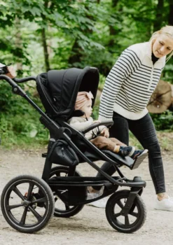 Kombi-Kinderwagen 'Pro' schwarz