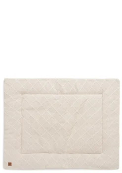 Krabbeldecke 'Check Knit' Oatmeal 95 x 75 cm