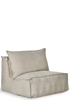 Lounge-Sessel 'Linen Lounger' Beige