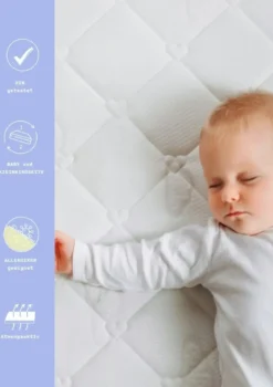 Matratze 'Polarstern' für 4-in-1 Babybett - Nani Berlin x Träumeland 112 x 60 cm