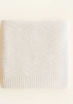 Merino Decke 'Dora' Cream