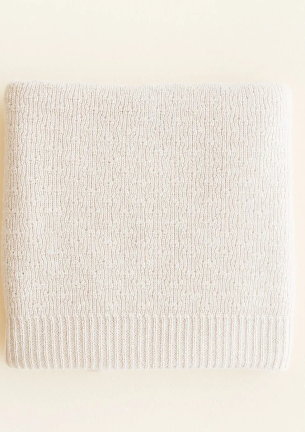 Merino Decke 'Dora' Cream