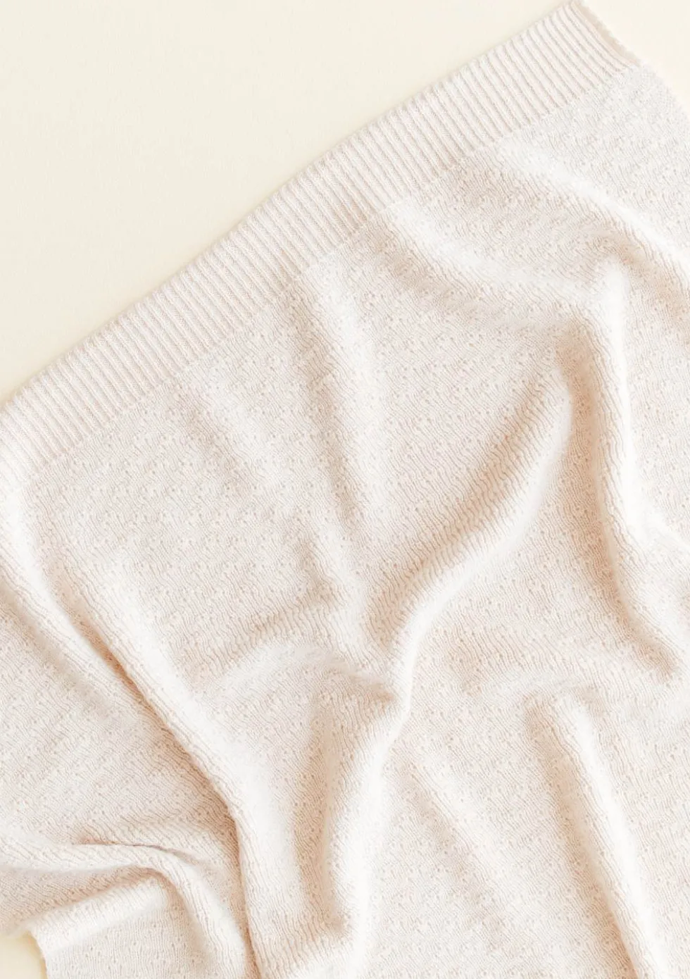 Merino Decke 'Dora' Cream