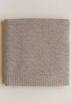 Merino Decke 'Dora' sand