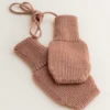 Merino Fäustlinge Terracotta