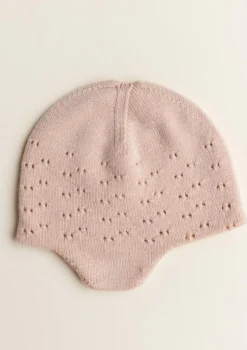 Merino Mütze 'Dua' apricot