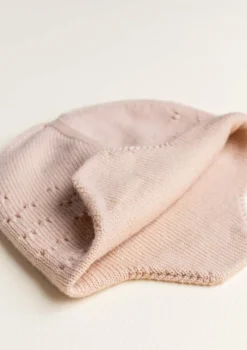 Merino Mütze 'Dua' apricot