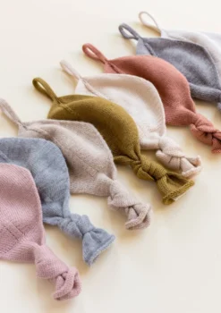 Merino Strick-Schnullertuch 'Titi Comforter' grey melange