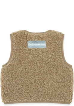 Merino Teddy Weste Essential Taupe