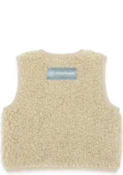 Merino Teddy Weste Essential Beige