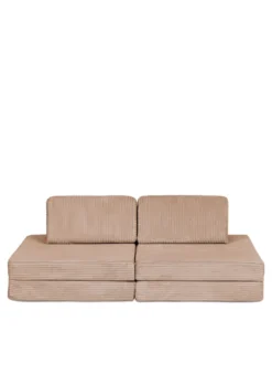 Mini Spielsofa Cord Karamell Beige
