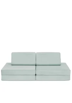 Mini Spielsofa Velours Minz Hellgrün