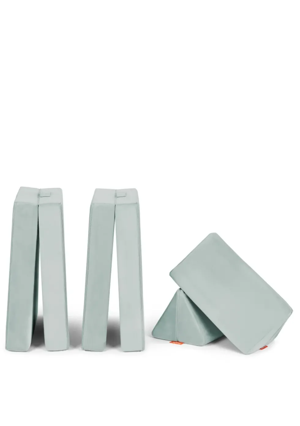 Mini Spielsofa Velours Minz Hellgrün