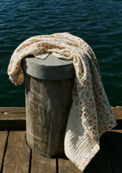 Musselin Babydecke 'Murray' Flower Market 120 x 120 cm