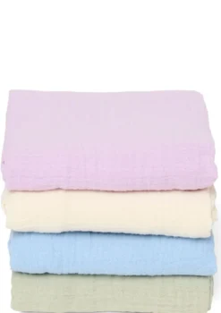 Musselin Mulltuch 'Swaddle Uni Medium' Lilac 70 x 70 cm