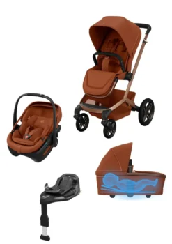 Newborn Travel Bundle 'Fame + Coral Slide Pro' Copper Terra