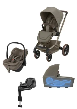 Newborn Travel Bundle 'Fame + Pebble Slide Pro' Oak Truffle