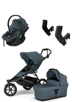 Newborn Travel Bundle 'Urban Glide 3' Dark Slate / Darkest Blue